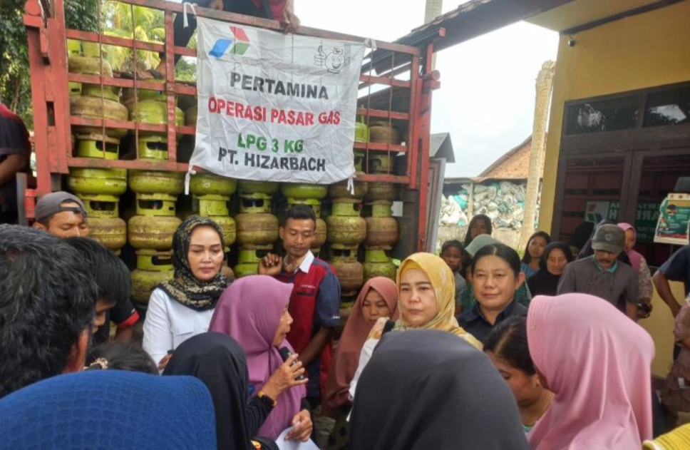 Agen Pertamina Bekerjasama Dengan Disperindag Gelar Pasar Murah Elpiji 3 Kg