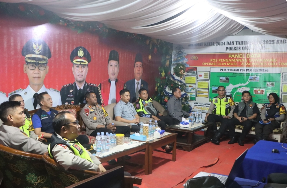 Tahun Baru di Oku Timur, Kapolres Pastikan Situasi Kondusif