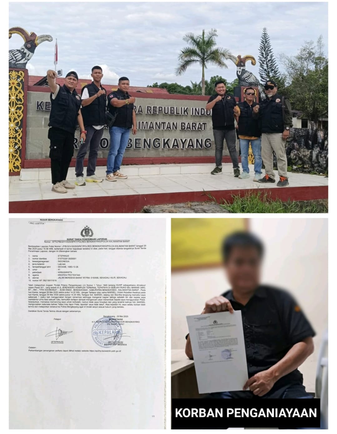 MCI Kalbar Kawal Kasus Pemukulan Wartawan Stepanus oleh Cukong PETI