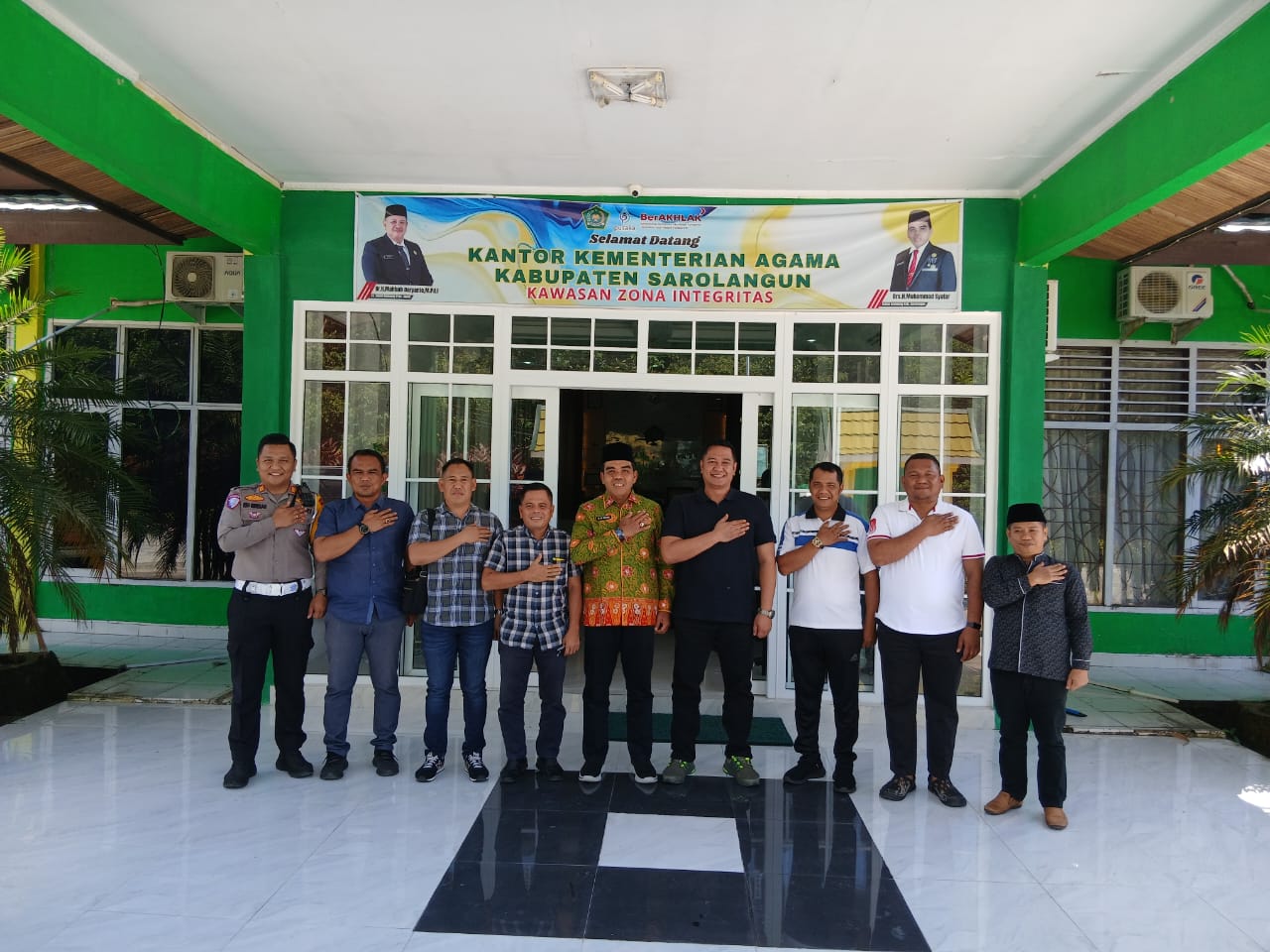 Kapolres Sarolangun Jalin Silaturahmi dengan Kemenag, Ciptakan Suasana Aman dan Harmonis