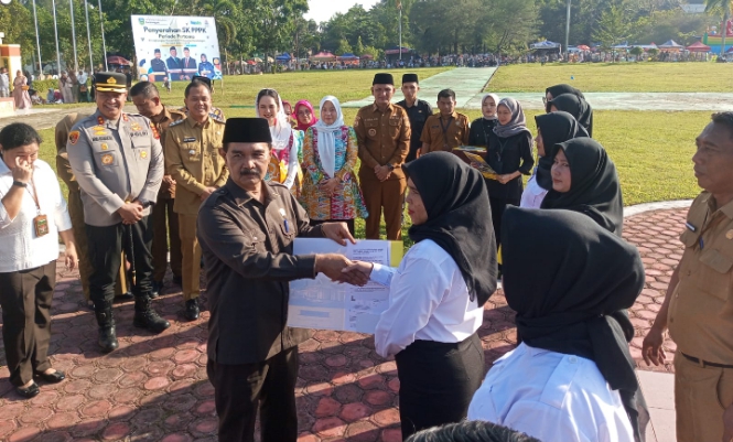 Ketua DPRD Sarolangun Ahmad Jani Hadiri Pelantikan PPPK, Sampaikan Pesan Harapan dan Tanggung Jawab