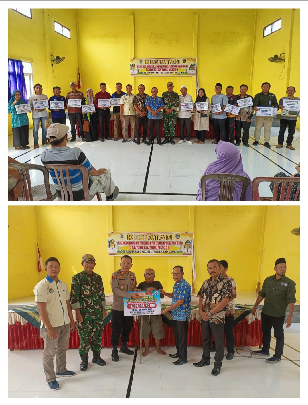 Kegiatan Penyaluran Dana Desa Tahap 2 Tahun 2025 Desa Gumawang