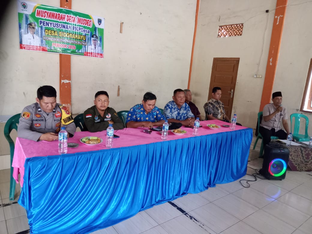 Kegiatan Musdes, Penyaluran Blt sekaligus Trial Didesa Sidorahayu