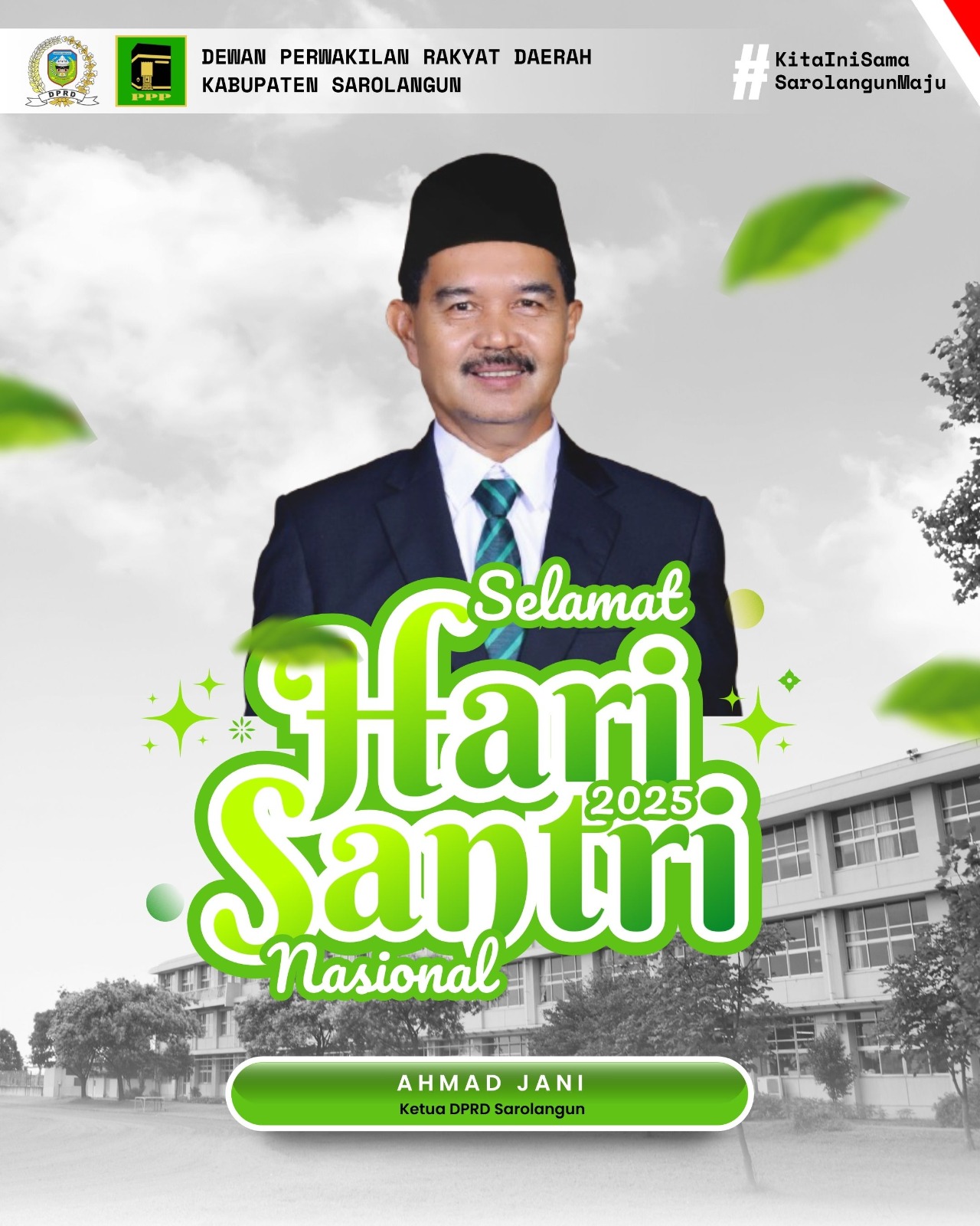 Ketua DPRD Sarolangun Ahmad Jani: Santri Adalah Pilar Moral dan Penjaga NKRI