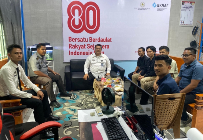 Kepala Lapas Kelas IIB Sarolangun Sambut Hangat Kunjungan Awak Media