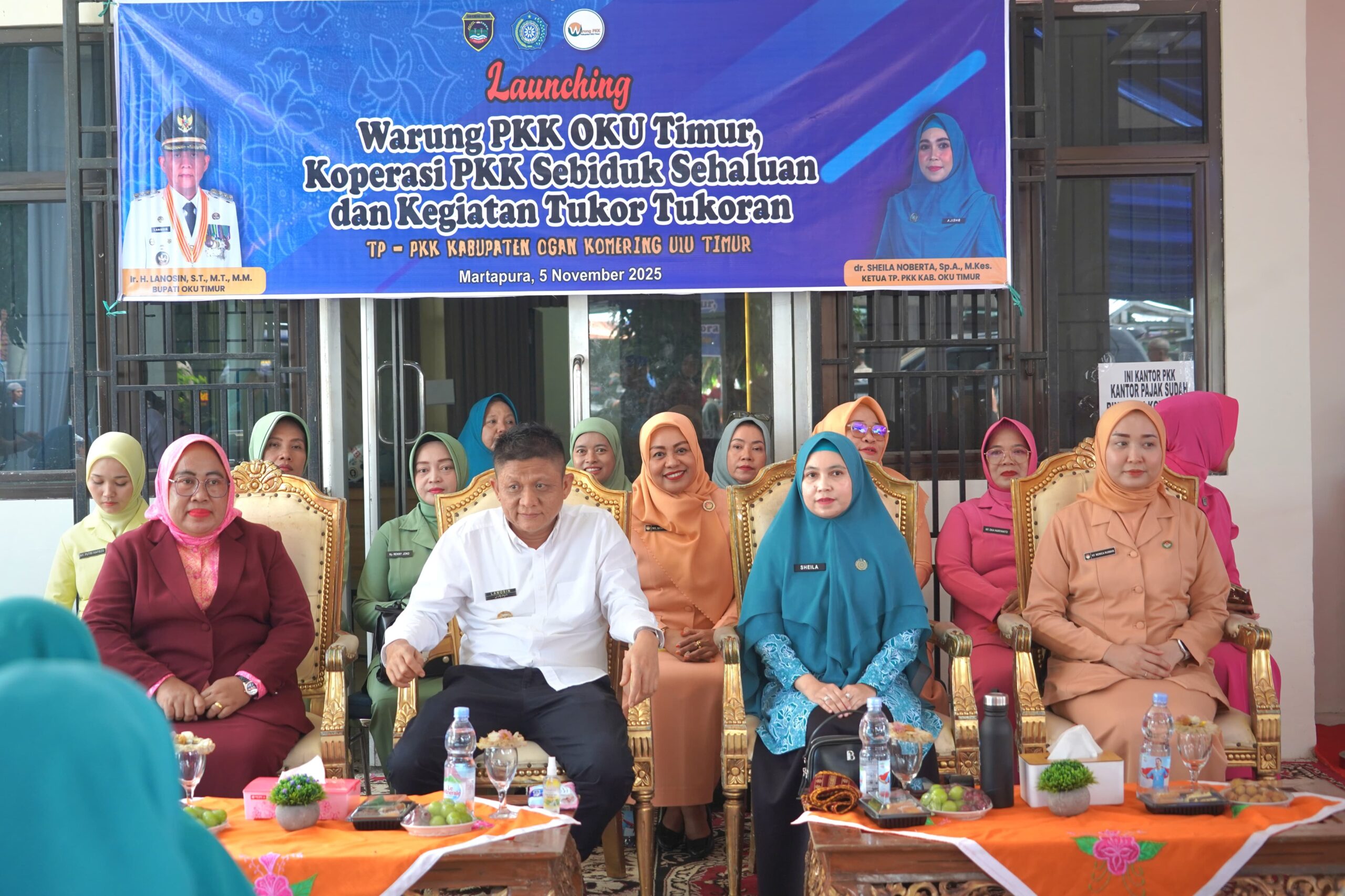 Resmi! Bupati Enos Launching Warung PKK, Koperasi PKK, dan Program Tukor-Tukoran