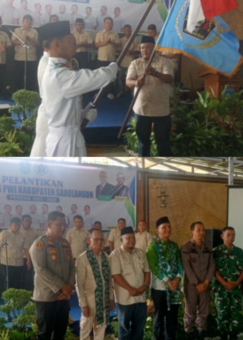 Aang Kunaepi Resmi Dilantik sebagai Ketua PWI Sarolangun, Siap Perkuat Kemitraan dengan Pemerintah Daerah