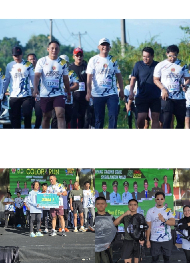 Youth Unity Run 5K & Color Party Meriahkan HUT Kabupaten Sarolangun ke-26