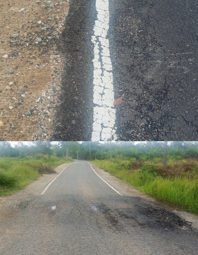 Jalan Belum Setahun Dikerjakan, Sudah Rusak: PT Nolan Jaya Konstruksi Disorot, Warga Desak Aparat Bertindak