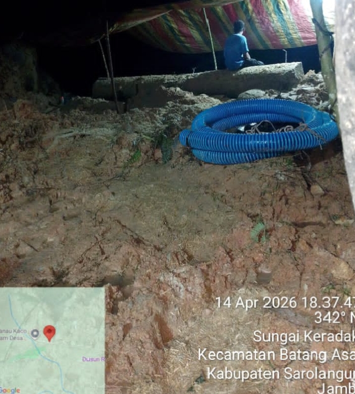 ‎Oknum DPRD Sarolangun Disorot, Diduga Terlibat PETI di Lahan Hutan Desa